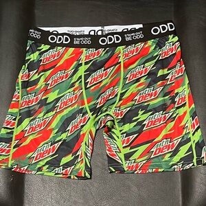 ODD brand mens Mountain Dew boxer briefs